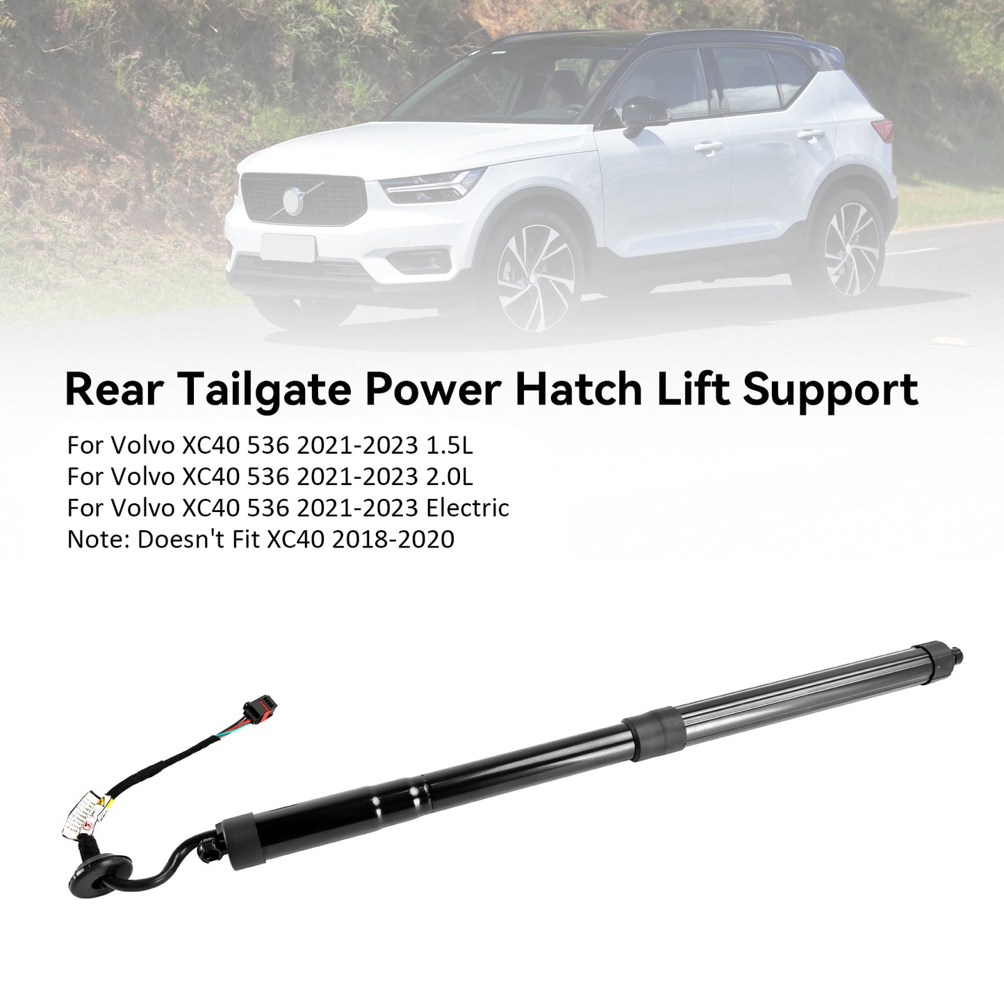 2021-2023 Puntone a gas elettrico portellone posteriore sinistro Volvo XC40 536 2.0L 32296296 32357573