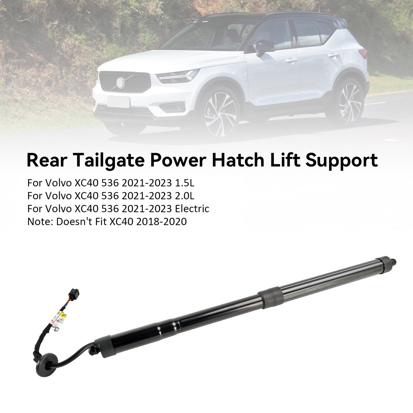 2021-2023 Puntone a gas elettrico 32296297 32357574 del portellone posteriore destro della Volvo XC40 536 2.0L