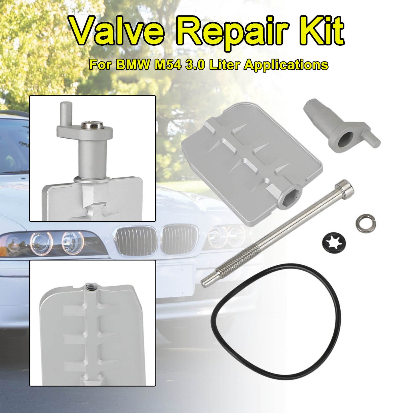 Kit di riparazione per la ricostruzione della valvola in alluminio Fit BMW DISA Fix Revisione M54 3.0 ltr