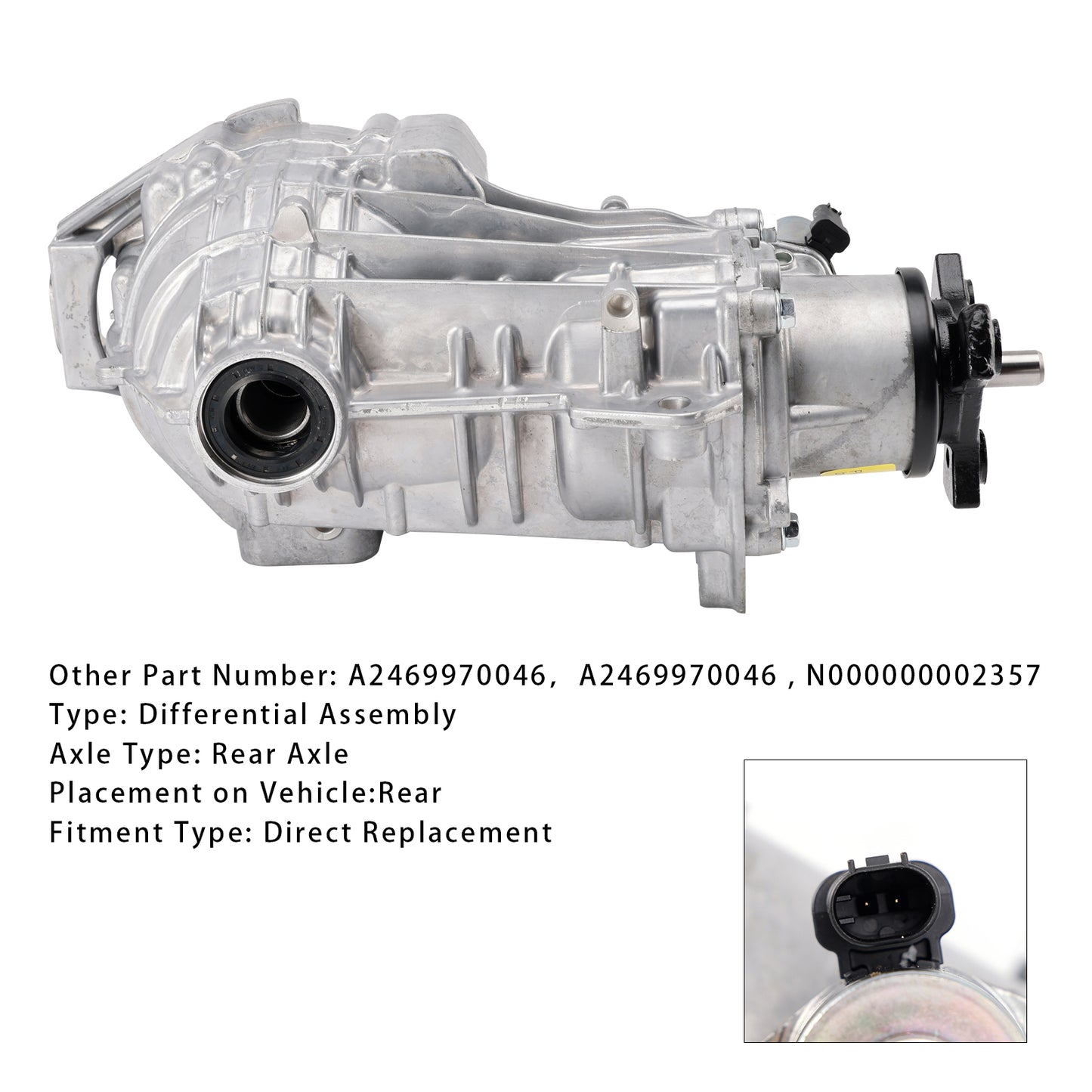 Gruppo differenziale posteriore A2463500802 per Mercedes Benz CLA250 A45 B250 4Matic