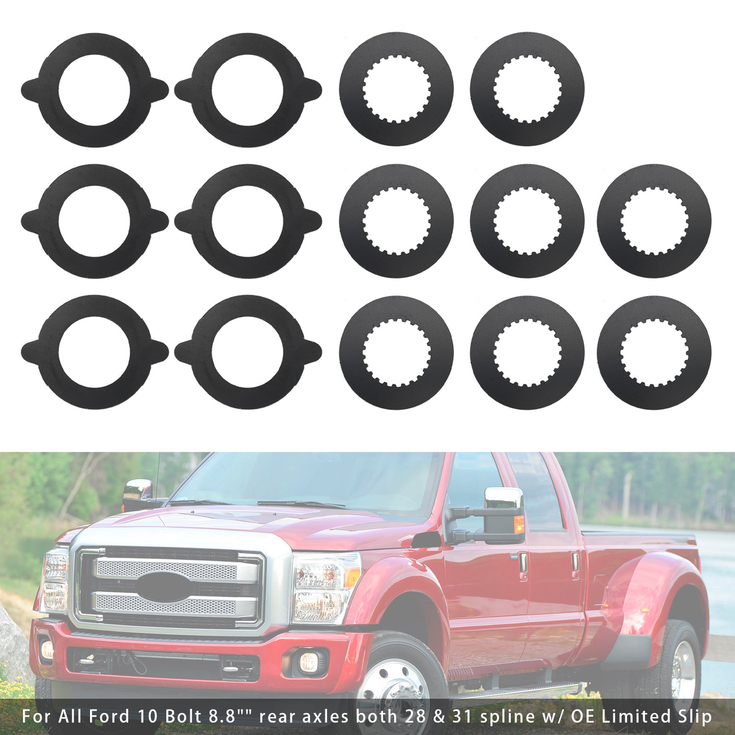 Kit frizione Posi da 8,8 pollici F8.8CPK per Ford
