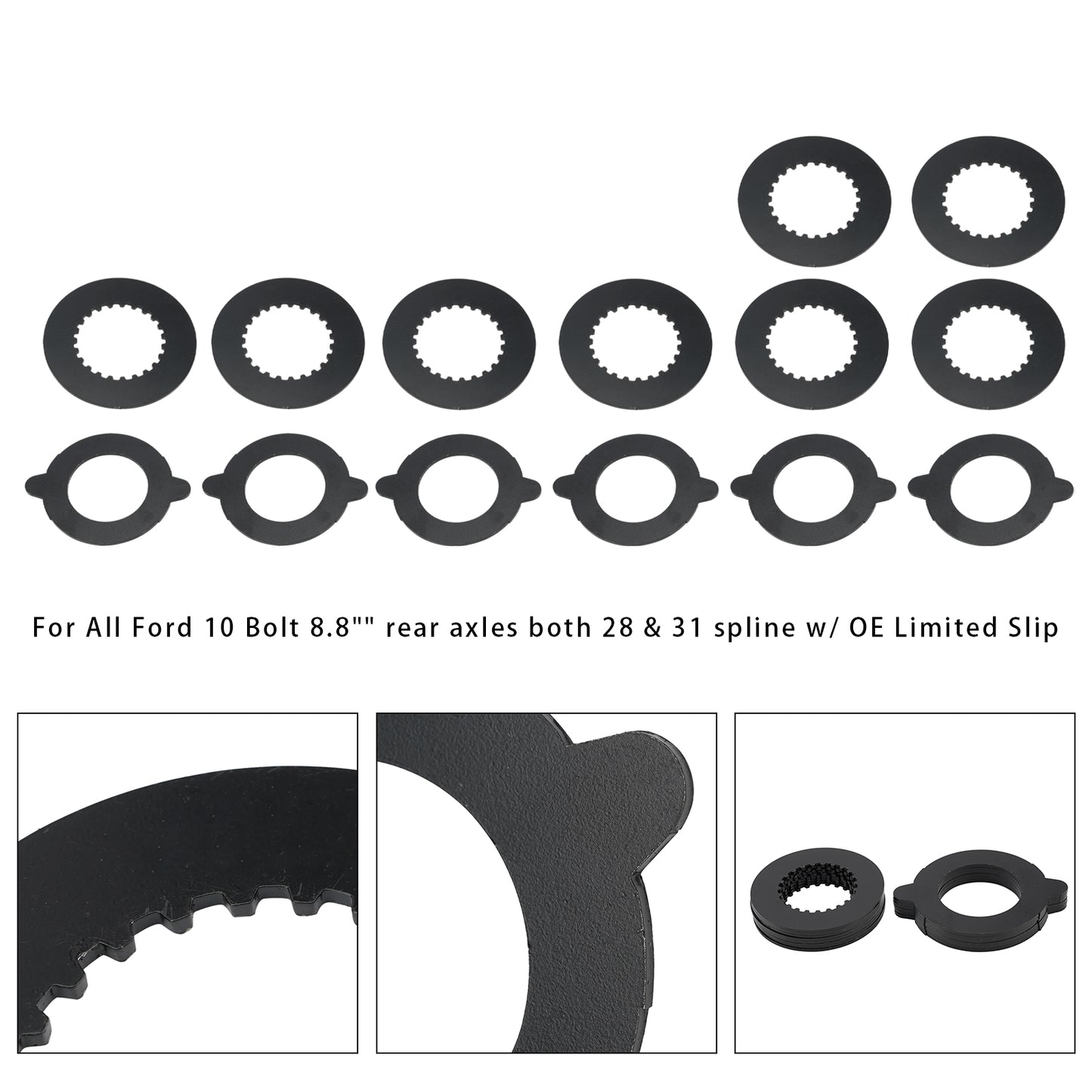 Kit frizione Posi da 8,8 pollici F8.8CPK per Ford