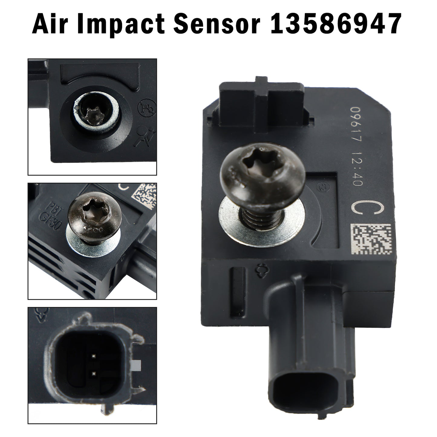 13586947 Chevrolet Buick GMC Air Impact Sensor lato posteriore sinistro/destro