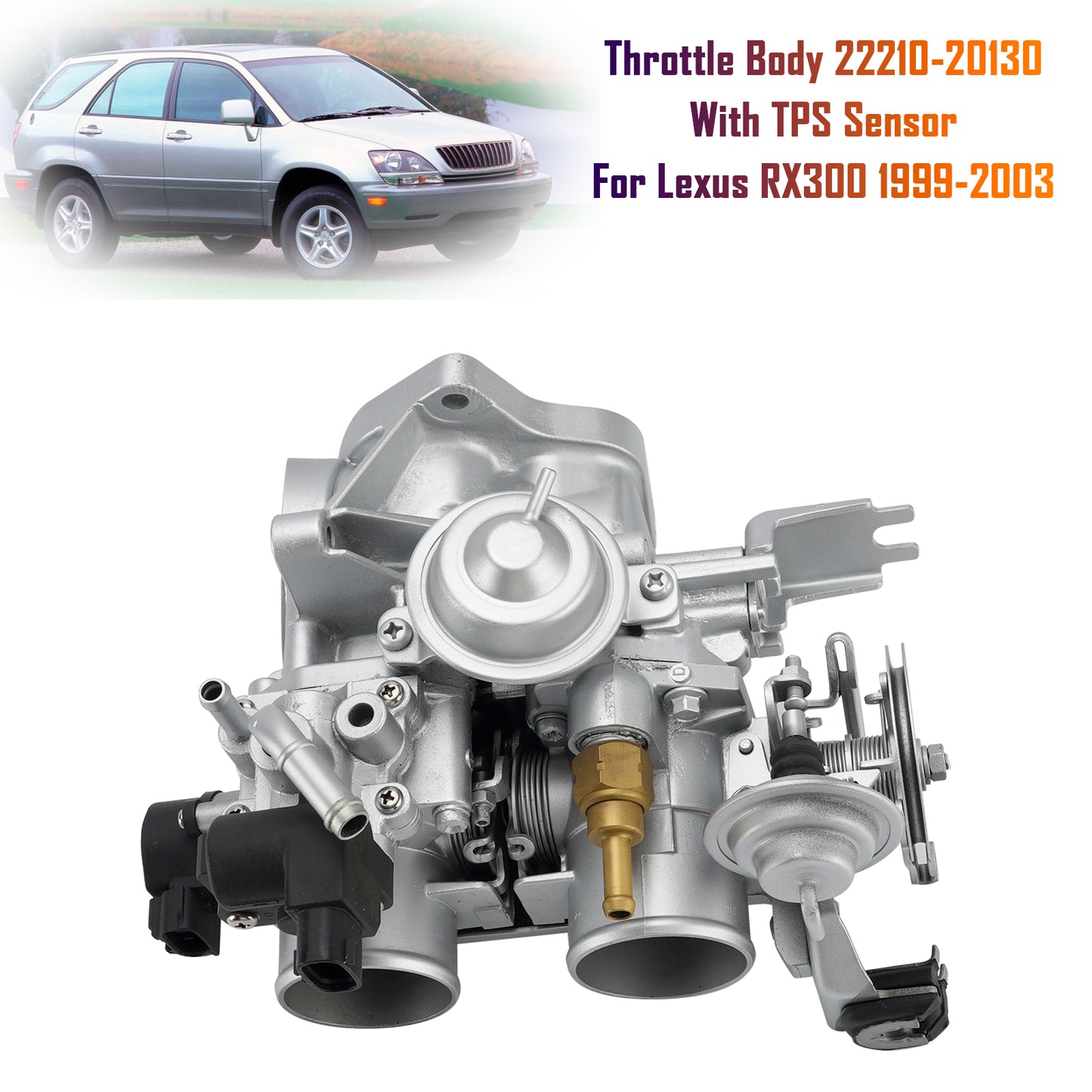 1999-2003 Lexus RX300 3.0L Corpo farfallato 22210-20130 con sensore TPS