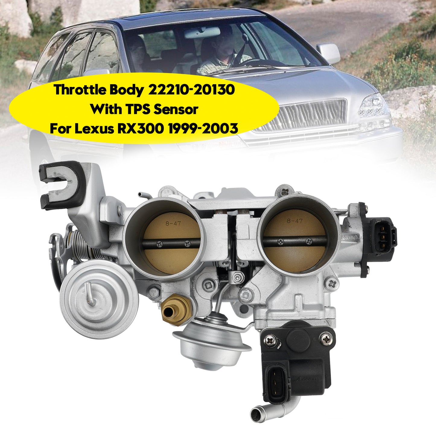 1999-2003 Lexus RX300 3.0L Corpo farfallato 22210-20130 con sensore TPS