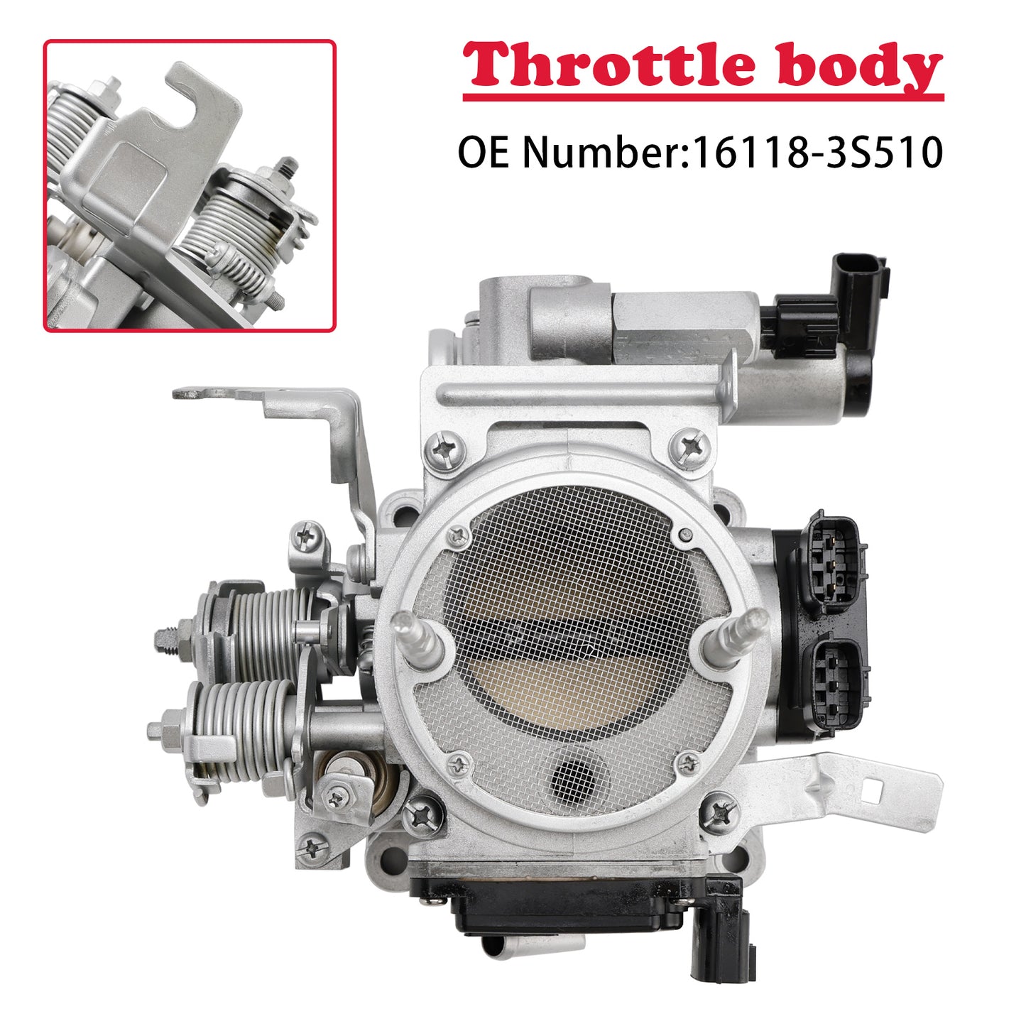 Corpo farfallato Nissan Frontier XE SE 4 cilindri 2.4L 1998-2002 16118-3S510