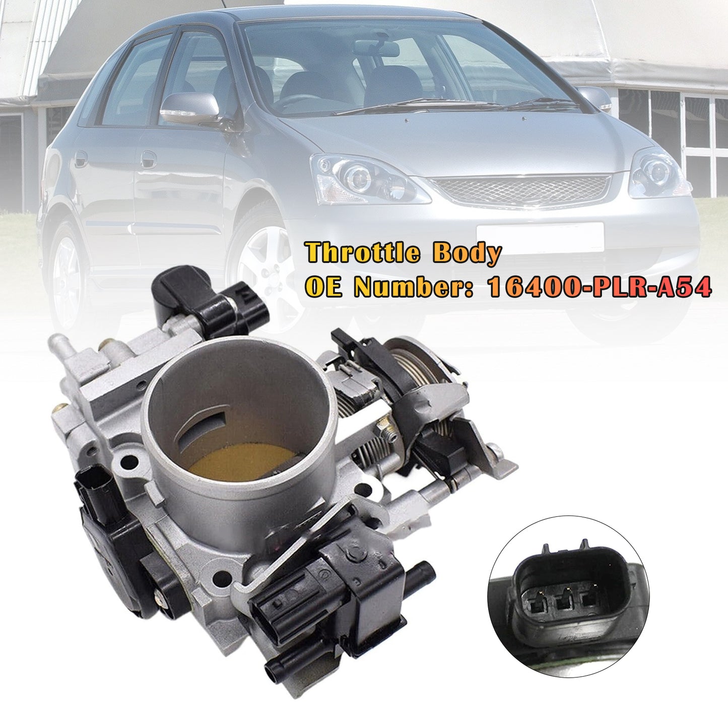 Corpo farfallato Honda Civic 4AT CVT 1.7L 2001-2005 16400-PLR-A54