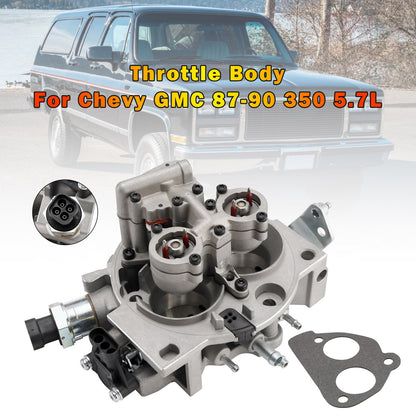 Corpo farfallato TBI Chevy GMC 350 5.7L per camion Silverado Tahoe Suburban 1987-1990