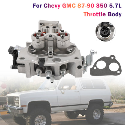 Corpo farfallato TBI Chevy GMC 350 5.7L per camion Silverado Tahoe Suburban 1987-1990