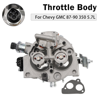 Corpo farfallato TBI Chevy GMC 350 5.7L per camion Silverado Tahoe Suburban 1987-1990