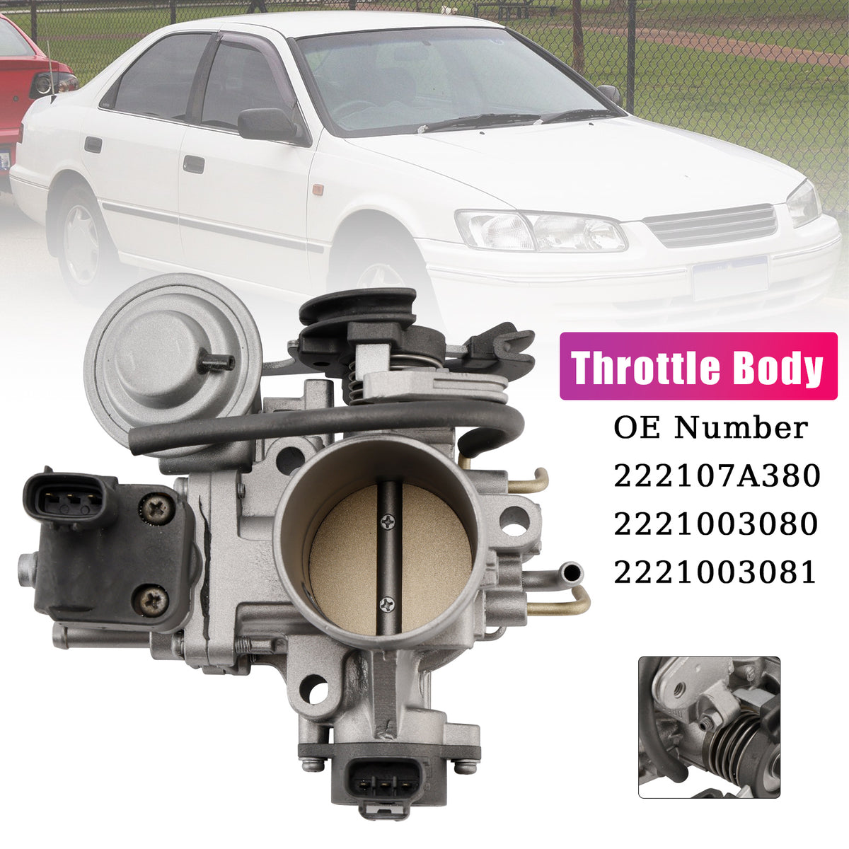 Per Toyota Solara ACV20,MCV20,SXV20 1998.06-2002.12 Corpo farfallato 22210-7A380