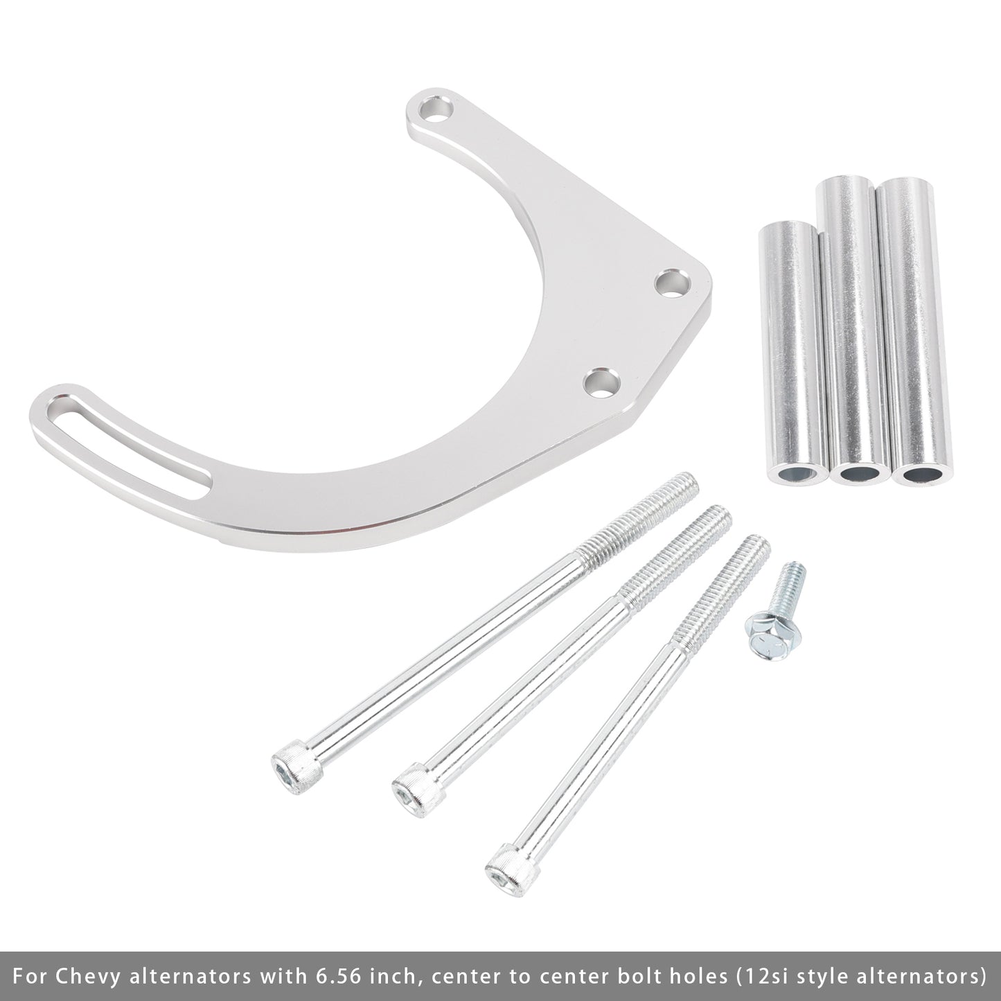 Kit di montaggio per pompa dell'acqua regolabile elettricamente con staffa alternatore 551672E per Chevy