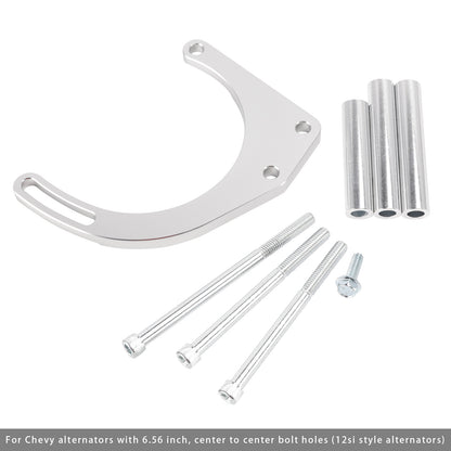 Kit di montaggio per pompa dell'acqua regolabile elettricamente con staffa alternatore 551672E per Chevy