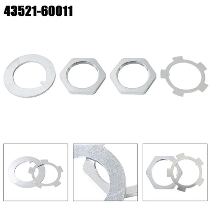 4352160011 corredo 43521-60011 della rondella del dado di bloccaggio del perno del mozzo del mozzo dell'asse anteriore per il generico di Toyota Hiluxs