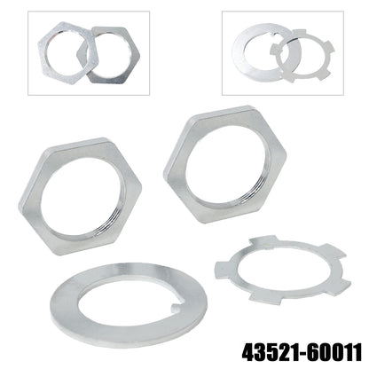 4352160011 corredo 43521-60011 della rondella del dado di bloccaggio del perno del mozzo del mozzo dell'asse anteriore per il generico di Toyota Hiluxs