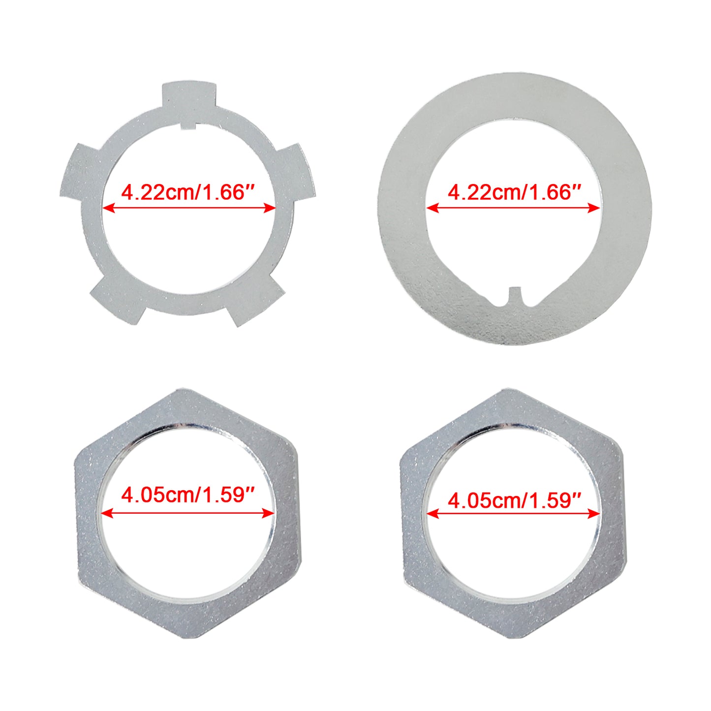 4352160011 corredo 43521-60011 della rondella del dado di bloccaggio del perno del mozzo del mozzo dell'asse anteriore per il generico di Toyota Hiluxs