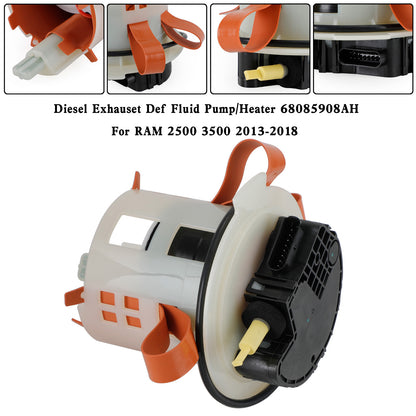 2013 Ram 2500 4.7L 287Cu. In. V8 FLEX SOHC Pompa fluida/riscaldatore per scarico diesel aspirato naturalmente 68085908AH