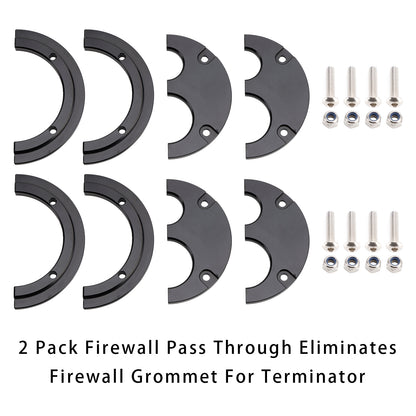 Il passante firewall da 2 pezzi elimina il passacavo firewall per il terminatore
