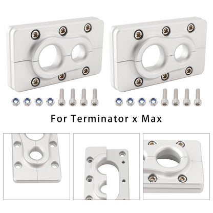 Confezione da 2 staffe di montaggio passanti in alluminio per Terminator X Max