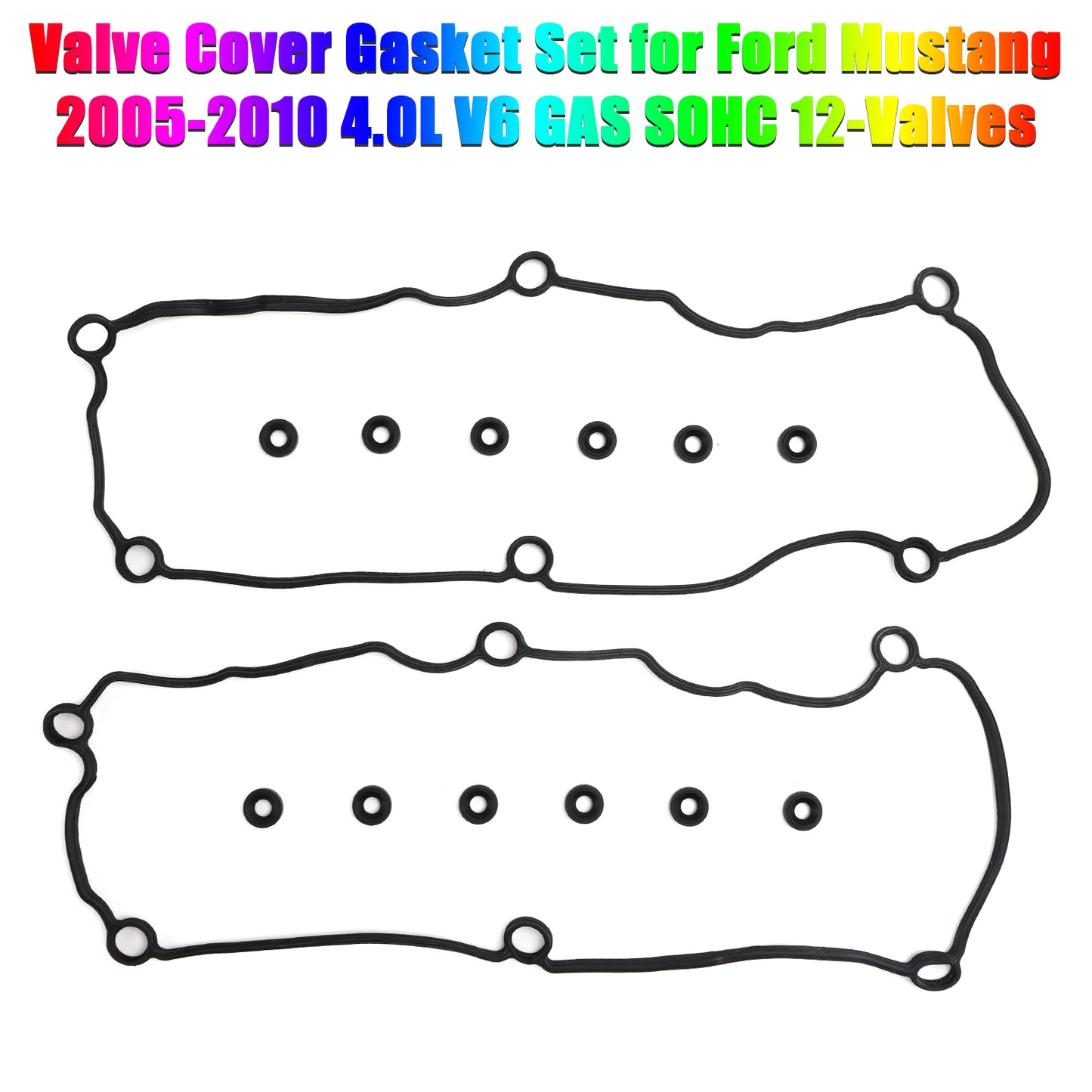Set guarnizioni coperchio valvole Ford Mustang 4.0L V6 GAS SOHC 12 valvole 2005-2010 generico