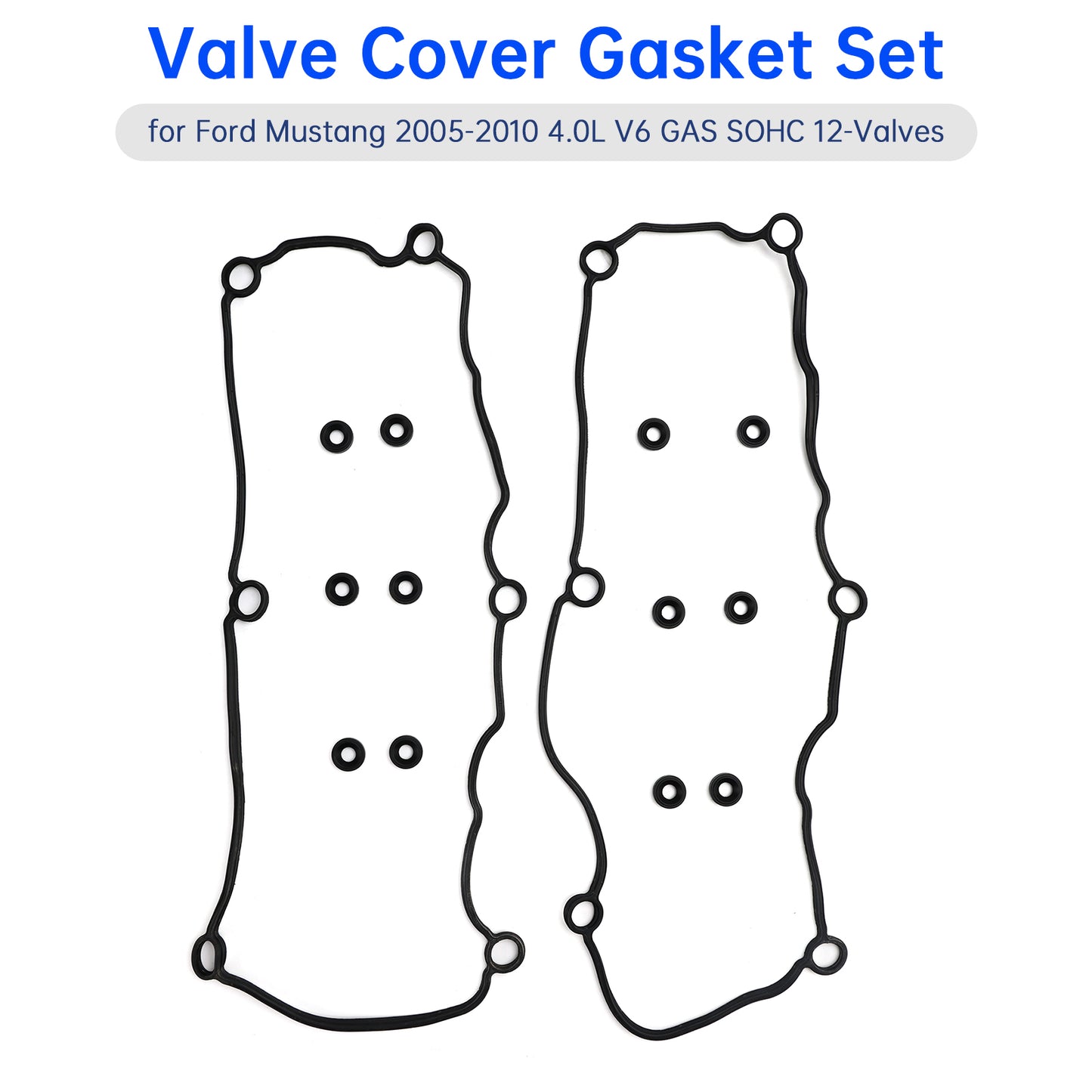 Set guarnizioni coperchio valvole Ford Mustang 4.0L V6 GAS SOHC 12 valvole 2005-2010 generico