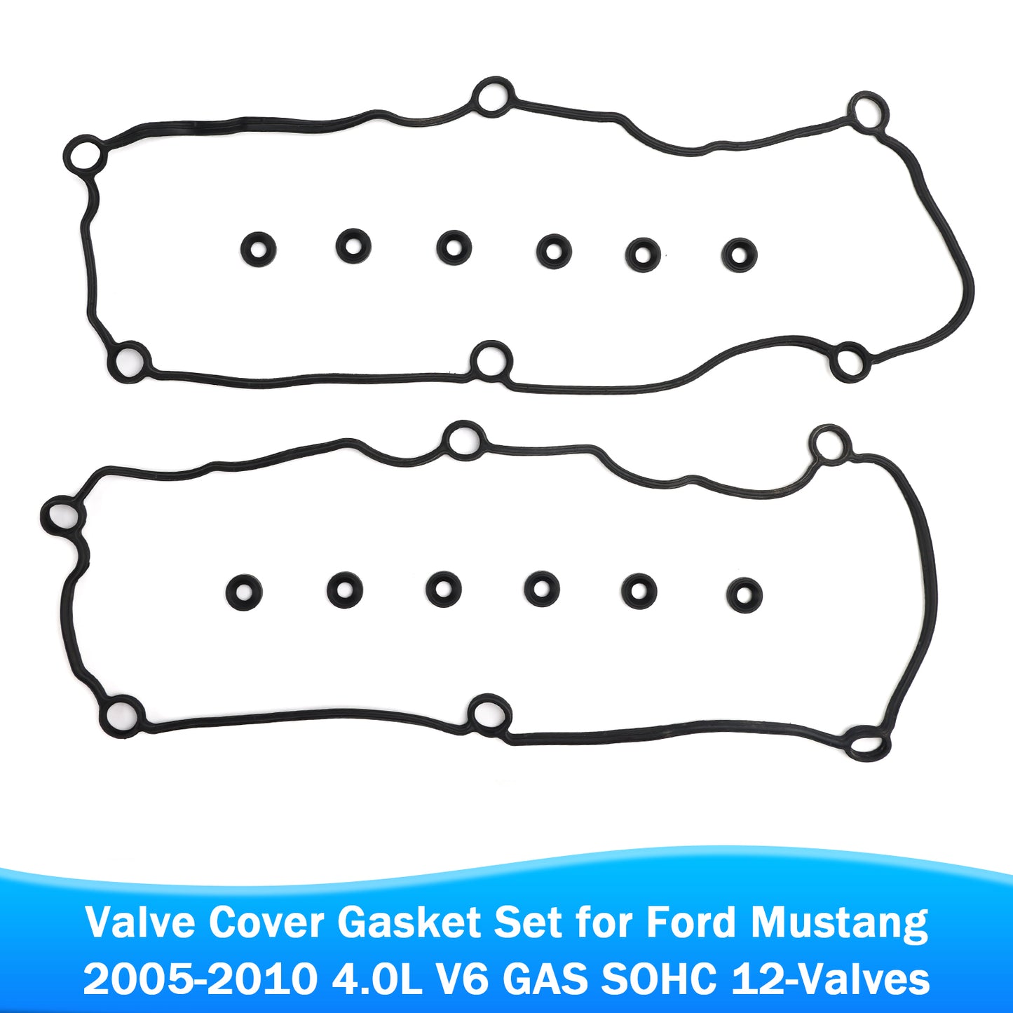 Set guarnizioni coperchio valvole Ford Mustang 4.0L V6 GAS SOHC 12 valvole 2005-2010 generico