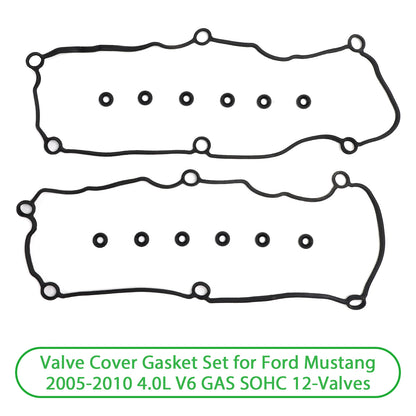 Set guarnizioni coperchio valvole Ford Mustang 4.0L V6 GAS SOHC 12 valvole 2005-2010 generico