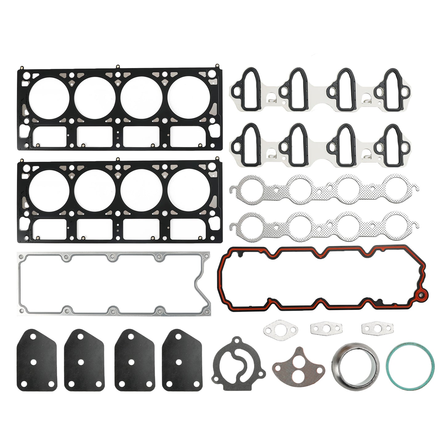 2007-2013 Chevrolet Avalanche 5.3L 5328CC 325CID V8 FLEX OHV 16 Valve AFM Kit di sostituzione sollevatore Set guarnizioni testa Bulloni testa Sollevatori Guide Fedex Express Generico