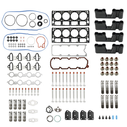 2007 Chevrolet Silverado 1500 Classic 5.3L 5328CC 325CID V8 FLEX OHV, (16 valvole) Kit di sostituzione sollevatore AFM Set guarnizioni testa Bulloni testa Sollevatori Guide Fedex Express Generico