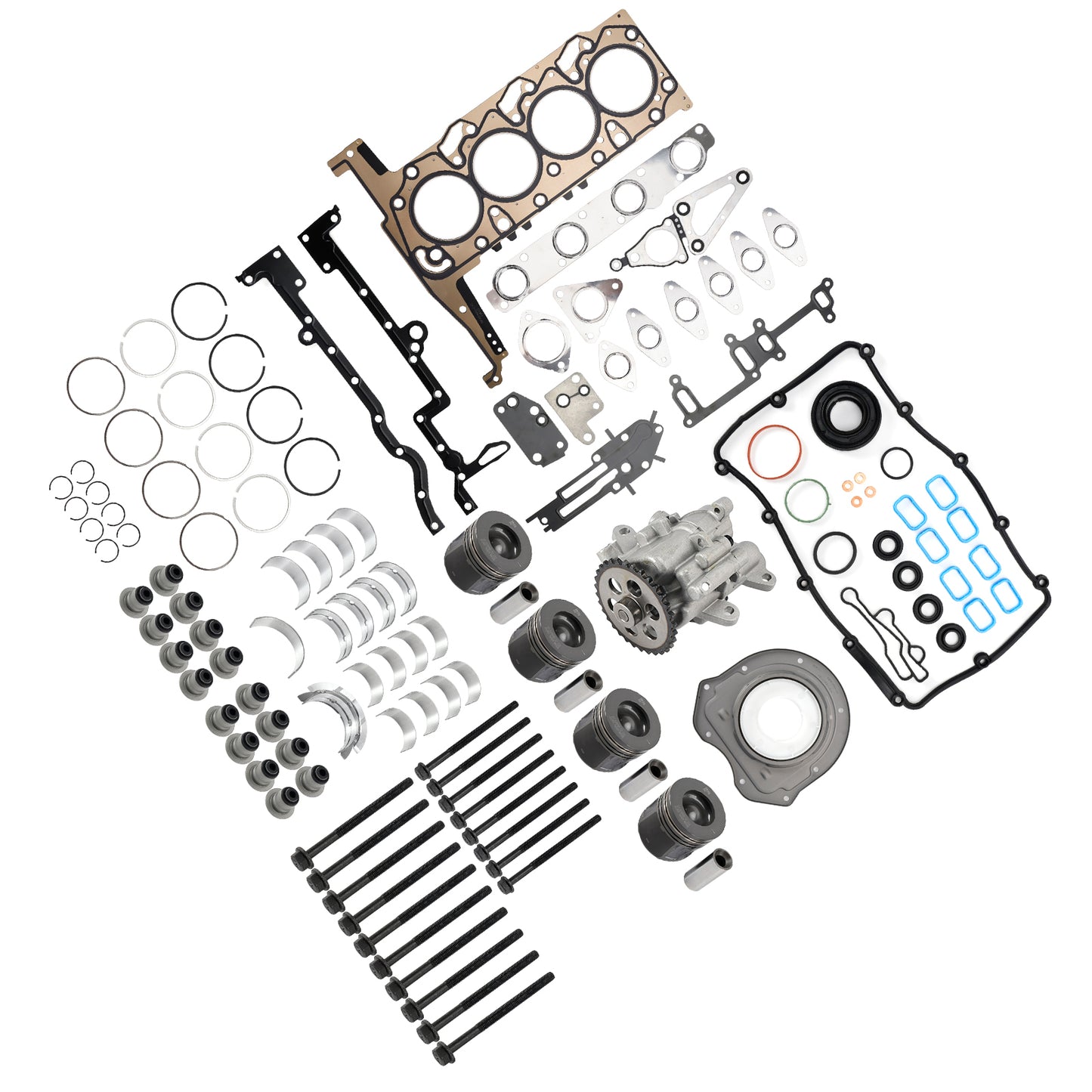 Kit di revisione motore per Ford Transit e Ranger 2.2 TDCi RWD Duratorq BK3Q-6051-C1C 9677428680