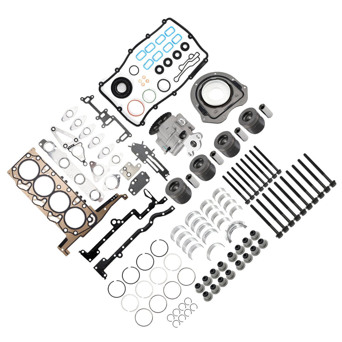Kit di revisione motore per Ford Transit e Ranger 2.2 TDCi RWD Duratorq BK3Q-6051-C1C 9677428680