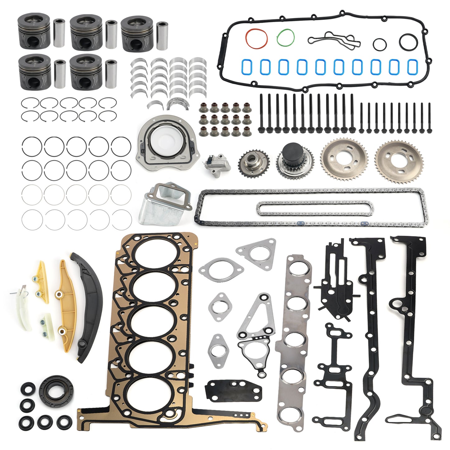 Kit di ricostruzione motore P5AT 3.2L con kit di fasatura per Mazda BT50 per Ford Ranger