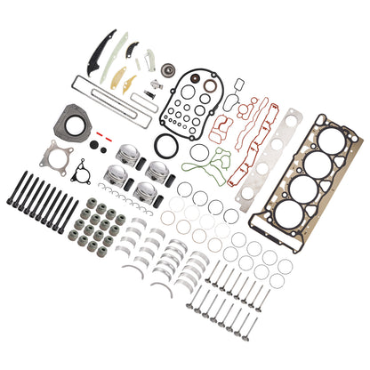 Kit di revisione e ricostruzione dei pistoni del motore VOLKSWAGEN Golf (MK6) 1.8 TSI CDAA 2009-2011 06H107065CP 06H109509Q