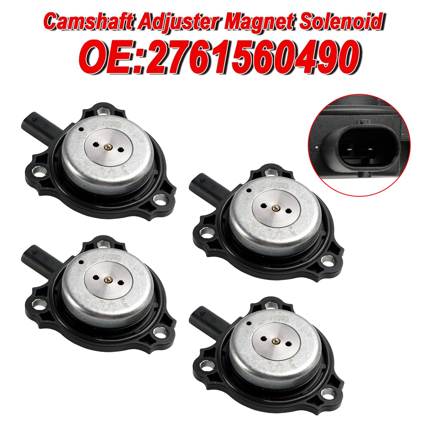 2013-2017 Benz SL550 C300 E400 G63 SL63 AMG 4 PC regolatore albero a camme magnete solenoide 2761560490