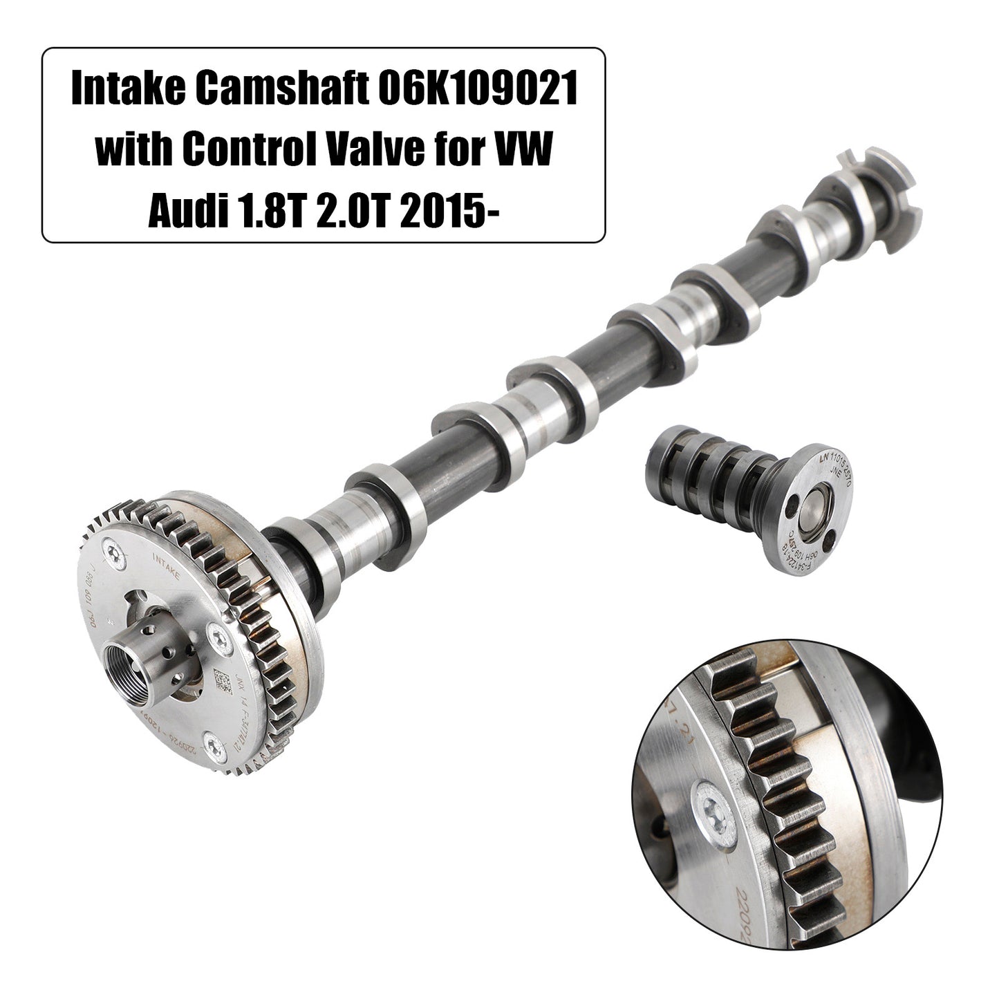 2013-2015 A4 1.8T 2.0T Albero a camme di aspirazione 06K109021 con valvola di controllo