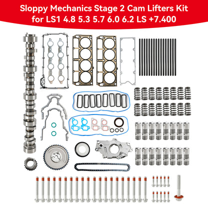 Kit di sollevamento camme Sloppy Mechanics Stage 2 per camion/SUV 4.8L V-8 1999-2012