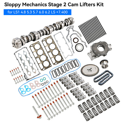Kit di sollevamento camme Sloppy Mechanics Stage 2 per camion/SUV 4.8L V-8 1999-2012