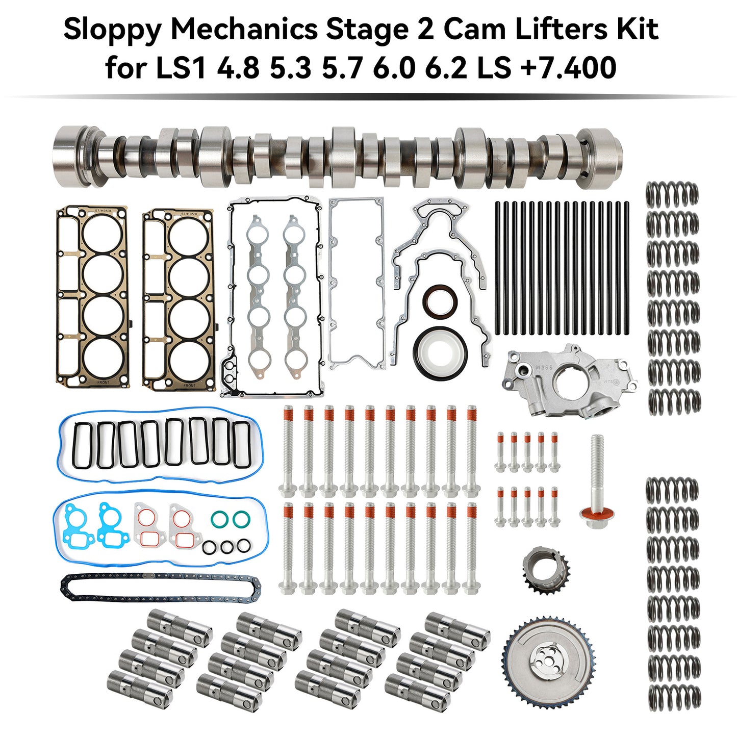 Kit di sollevamento camme Sloppy Mechanics Stage 2 per camion/SUV 4.8L V-8 1999-2012