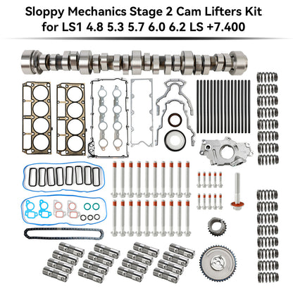 Kit di sollevamento camme Sloppy Mechanics Stage 2 per camion/SUV 4.8L V-8 1999-2012