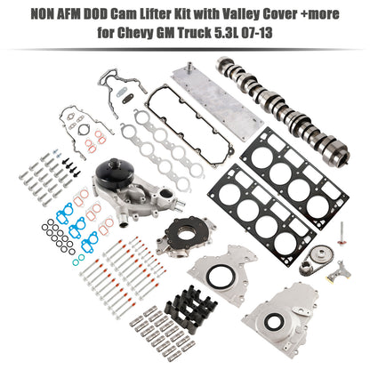 Kit sollevatore camma DOD ISUZU ASCENDER 5.3L 5328CC 325CID V8 OHV NON AFM 2005-2006 con coperchio valle 12646386 12499225