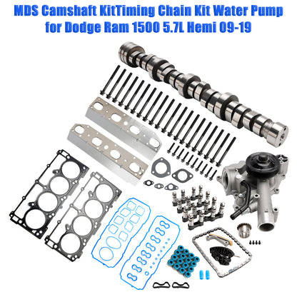 Kit albero a camme MDS per motore Ram 1500 5.7L 2011-2019, kit catena di distribuzione, pompa dell'acqua 53021726AE 68060714AA