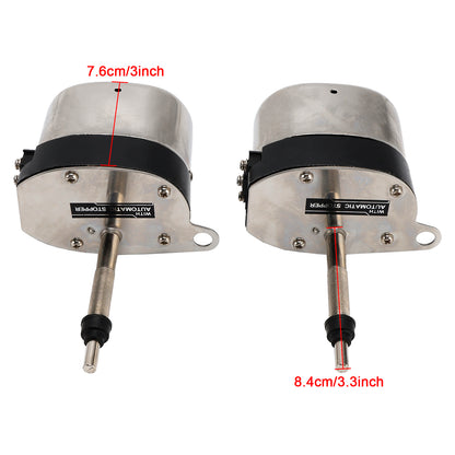 Coppia di motorini tergicristallo in acciaio inox Hot Street Rod per Jeep per Ford