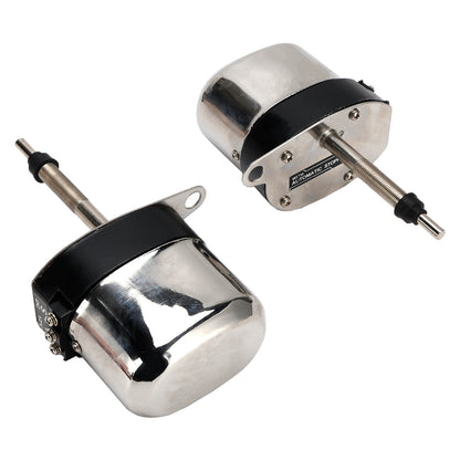 Coppia di motorini tergicristallo in acciaio inox Hot Street Rod per Jeep per Ford