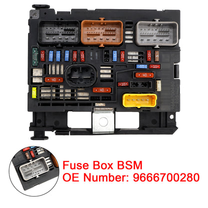 Scatola fusibili Citroen Berlingo C4 C8 Peugeot Partner 307 2008-2019 BSM 9666700280