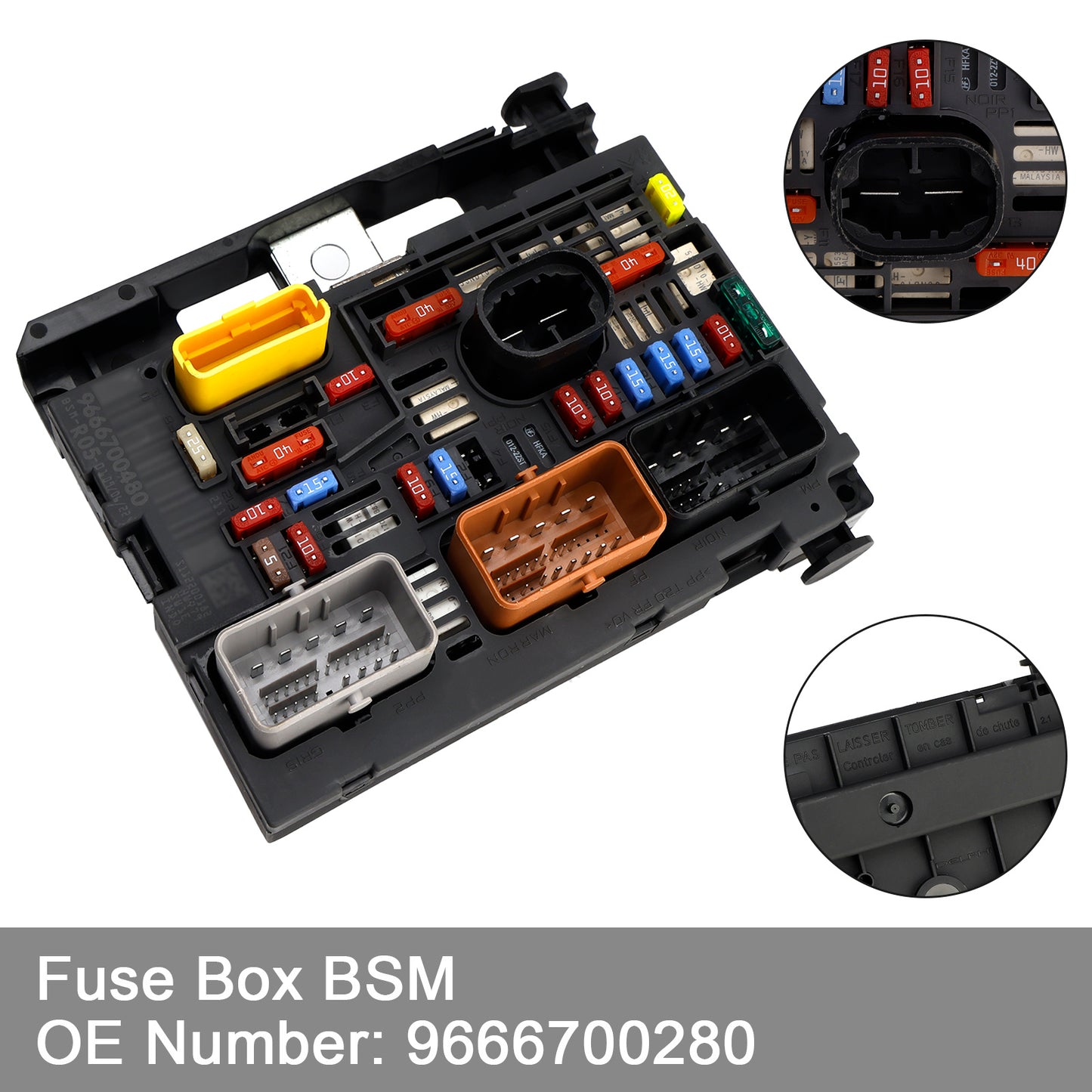Scatola fusibili Citroen Berlingo C4 C8 Peugeot Partner 307 2008-2019 BSM 9666700280