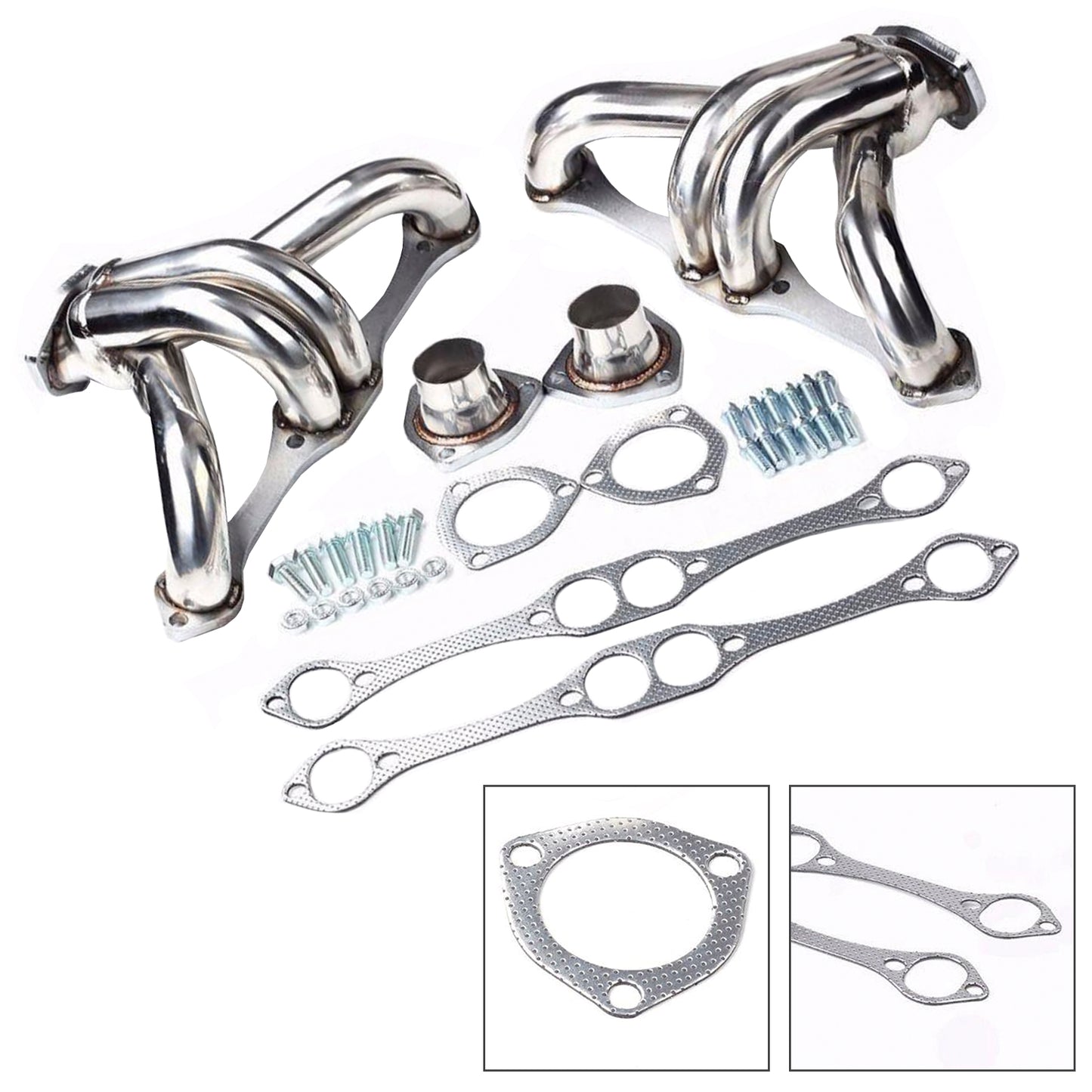 Collettore di scarico adatto per Chevy Small Block SB V8 262 265 283 305 327 350 400