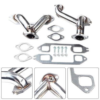 Collettore di scarico in acciaio inossidabile adatto per Chevrolet 216/235/261 1937-1962