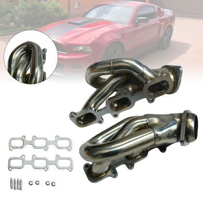 Collettore di scarico in acciaio inossidabile adatto per Ford Mustang 3.7L V6 2011-2015