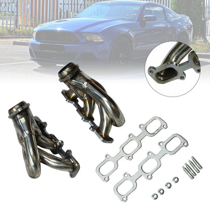 Collettore di scarico in acciaio inossidabile adatto per Ford Mustang 3.7L V6 2011-2015