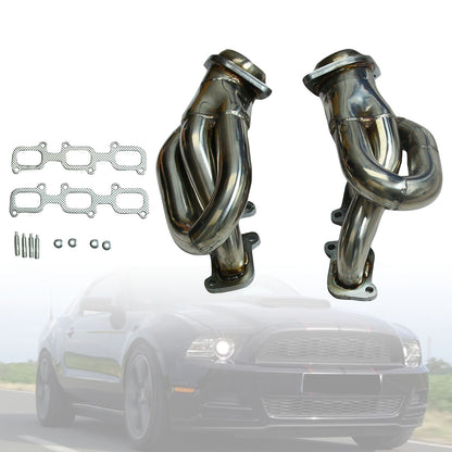 Collettore di scarico in acciaio inossidabile adatto per Ford Mustang 3.7L V6 2011-2015
